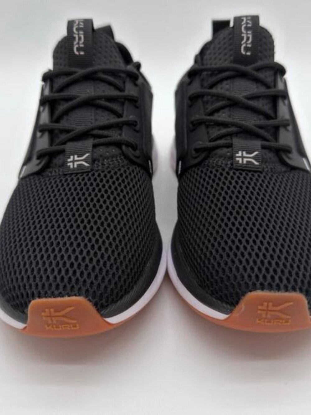 Kuru Atom Performance Plantar Fasciitis Comfort Black Sneakers WIDE 6.5